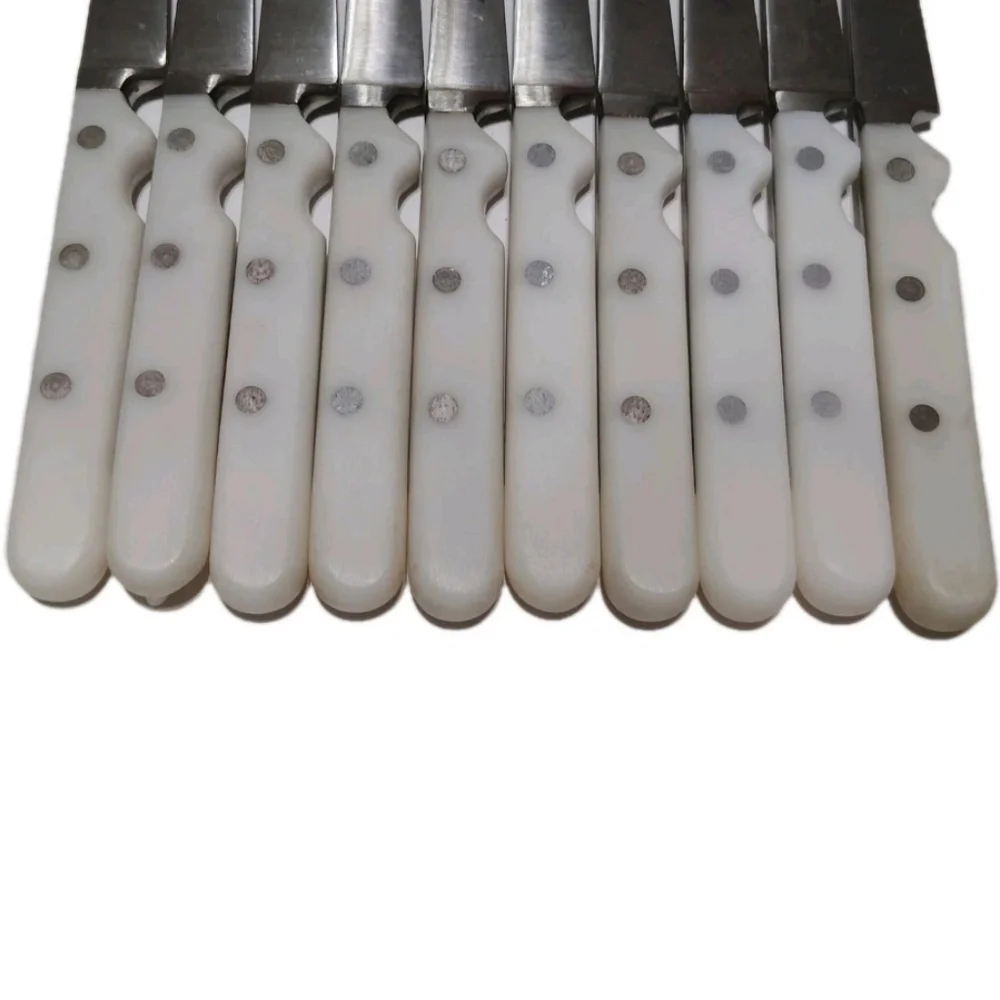 Vintage CP France ( Stubai ) Boxed Set Of 10* Steak Knives.